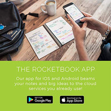 Load image into Gallery viewer, Rocketbook Fusion Smart Reusable Notebook - Calendar, To-Do Lists, and Note Template Pages with 1 Pilot Frixion Pen & 1 Microfiber Cloth Included - Infinity Black Cover, Letter Size (8.5" x 11")