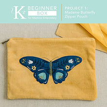 Load image into Gallery viewer, Kimberbell Beginner Box & Deluxe Scissor Set (35 Pcs) Machine Embroidery & Sewing, 3 Projects, Step-by-Step Instructions, Fabric + Materials, Techniques: Raw Edge Appliqué, Quilting & Satin Stitch