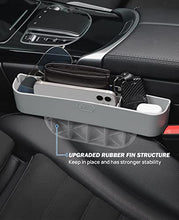 Load image into Gallery viewer, Headlight Switch Compatible with Silverado + JOYTUTUS 2 Pack Grey Car Seat Gap Filler Organizer