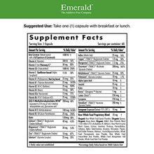 Load image into Gallery viewer, Complete 1-Daily Multi - Multivitamin Full of Coenzymes, Antioxidants, Folic Acid, & Vitamins - Supports Healthy Heart, Strong Bones, & Immune System - Emerald Labs - 60 Vegetable Capsules