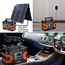 Load image into Gallery viewer, 200W Peak Power Station, Flashfish CPAP Battery 166Wh 45000mAh Backup Power Pack 110V 150W Lithium Battery Pack Camping Solar Generator For CPAP Camping Home Emergency Power Supply