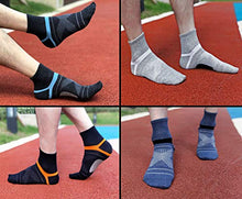 Load image into Gallery viewer, Aserlin Mens Athletic Socks Performance Cotton Cushioned Just Cover Above Ankle Socks for Sport and Casual 6-Pack-RENZI