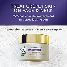 Load image into Gallery viewer, RoC Crepe Repair Anti Aging Daily Face Moisturizer & Neck Firming Cream (1.7 oz) + RoC Retinol Wrinkle Smoothing Capsules (7 CT), Skin Care Treatment