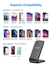 Load image into Gallery viewer, NANAMI Upgraded Fast Wireless Charger,Qi-Certified Wireless Charging Stand Compatible Samsung Galaxy S21 S20 S10 S9 S8/Note 20 Ultra/10/9 & Qi Phone Charger for iPhone 13/12/SE 2020/11/XR/XS Max/X/8