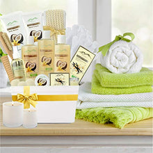 Load image into Gallery viewer, Premium Deluxe Bath & Body Gift Basket. Ultimate Large Natural Spa Basket! #1 Spa Gift Basket for Women & Bath Gift Sets for Women! Sulfate & Paraben Free Home Spa Gift Set