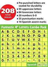 Load image into Gallery viewer, Teacher Created Resources Lime Polka Dots Funtastic Font 4-Inch Letters Combo Pack (5345)