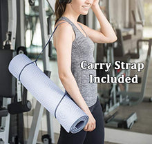 Load image into Gallery viewer, IUGA Yoga Mat Non Slip Textured Surface, Reversible Dual Color, Eco Friendly Yoga Mat with Carrying Strap, Thick Exercise & Workout Mat for Yoga, Pilates and Fitness (72"x 24"x 6mm )