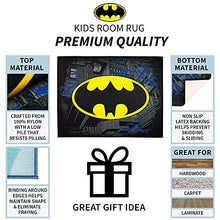 Load image into Gallery viewer, Franco Kids Room Non Slip Area Rug, 69 in x 52 in, Batman