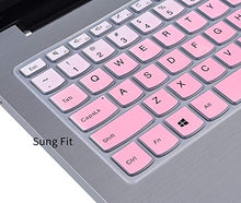 Load image into Gallery viewer, Keyboard Cover for Lenovo ideapad 3 15.6/Lenovo IdeaPad 320 330 330s 340s 520 720s 130 S145 L340 S340 15.6 inch/2019 Lenovo IdeaPad 15.6/Lenovo IdeaPad 320 330 17.3 inch Skin, Gradual Pink
