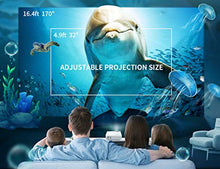 Load image into Gallery viewer, VANKYO LEISURE 3 Mini Projector, 1080P and 170'' Display Supported, Portable Movie Projector with 40,000 Hrs LED Lamp Life, Compatible with TV Stick, PS4, HDMI, VGA, TF, AV and USB