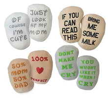 Load image into Gallery viewer, Baby Socks Gift Set - Unique Baby Shower or Newborn Present | Cute Fun Quotes for boys & girls 4 Pairs 3 - 15 mnths
