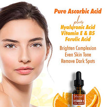 Load image into Gallery viewer, Ebanel Vitamin C Serum Hyaluronic Acid Serum for Face - Ultimate Anti Aging Serum Set - Deep Hydrating, Visibly Plump, Firm & Smooth Skin, Brighten & Even Skin Tone, Reduce Redness & Inflammation