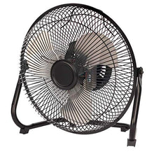 Load image into Gallery viewer, Mainstay 9" Durable Metal High-Velocity Fan with Three-Speed Rotary Switch, Black (1)