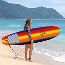 Load image into Gallery viewer, WAVESTORM 8ft Classic Longboard Surfboard Navy Sunburst