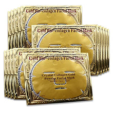 Load image into Gallery viewer, Jakuva 24k Gold Gel Collagen Facial Masks,Skin Care Premium Moisturizing Facial Sheet Patch for Anti Aging, Puffiness, Anti Wrinkle,Firm Skin & Hydrateing Your Beautiful Face (15PCS)