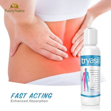 Load image into Gallery viewer, TRYASIL 8oz Glucosamine, MSM & Arnica Liposome Cream. Formulated for Joints, Back, Muscle, Tissue, Pain Relief. All Natural Lotion