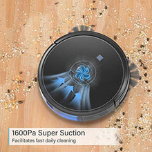 Load image into Gallery viewer, Robot Vacuum, GOOVI 1600PA Robotic Vacuum Cleaner with Self-Charging, 360° Smart Sensor Protectio, Multiple Cleaning Modes Vacuum Best for Pet Hairs, Hard Floor & Medium Carpet