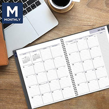 Load image into Gallery viewer, Academic Planner 2021-2022, AT-A-GLANCE Weekly & Monthly Planner, 8-1/2" x 11", Large, for School, Teacher, DayMinder, Charcoal (AYC54545)