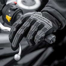 Load image into Gallery viewer, ROCKBROS Mountain Bike Gloves Dirt Bike Gloves Motorcycle Cycling Gloves with 6MM Gel Pad Touch Screen Knuckle Protection Gloves for BMX MX ATV MTB Racing Black-XL