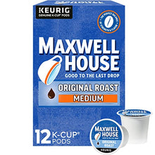 Load image into Gallery viewer, Maxwell House Original Roast Medium Roast Keurig K-Cup® Coffee Pods (12 ct Box)