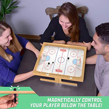 Load image into Gallery viewer, GoSports Magna Hockey Tabletop Board Game - Magnetic Game of Skill for Kids & Adults, White