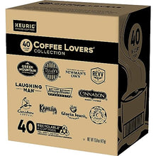 Load image into Gallery viewer, Keurig Coffee Lovers' Collection Sampler Pack, Single-Serve K-Cup Pods, Compatible with all Keurig 1.0/Classic, 2.0 and K-Café Coffee Makers, Variety Pack, 40 Count