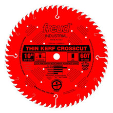 Load image into Gallery viewer, Freud LU88R010 10-Inch 60 Tooth ATB Thin Kerf Crosscutting Saw Blade with 5/8-Inch Arbor and PermaShield Coating, Multi, One Size