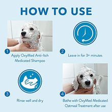 Load image into Gallery viewer, TropiClean OxyMed Medicated Anti Itch Shampoo for Pets, 20oz - Made in USA - Oatmeal Medicated Dog Shampoo for Allergies and Itching - Stops Itching Fast