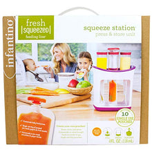 Load image into Gallery viewer, Infantino Squeeze Station - Pouch Filling Station for semi-Solid Food for Babies and Toddlers, Dishwasher Safe and BPA Free for Homemade Baby Food