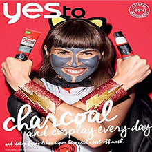 Load image into Gallery viewer, Yes To Tomatoes Detoxifying Charcoal Peel Off Face Mask Easy Built in Facial Mask Applicator Helps Keep Skin Clear 2 ounce