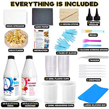 Load image into Gallery viewer, Insnug Epoxy Resin Kit Supplies - Resin for Silicone Mold Tumblers Resina Epoxica Transparente Jewelry Making Kits, 32 oz Clear 2 Part Craft and Art Silcone Molder Keychain Hardener Casting Molds