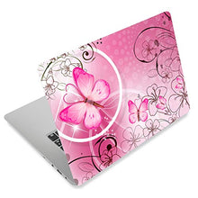 Load image into Gallery viewer, Pink Butterfly11.6 13 13.3 14 15 15.6 inches Netbook Laptop Skin Sticker Reusable Protector Cover Decal FY-NEK-009
