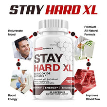 Load image into Gallery viewer, Stay Hard XL Pills, New & Improved Advanced StayHard XL Fast Acting Supplement, StayHardXL Powder Capsules, Tablets Booster, Capsulas Reviews, 1 Month Supply