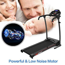 Load image into Gallery viewer, FYC Folding Treadmills for Home Compact Treadmill Electric Motorized Exercise Fitness Running Machine with Mobile Phone & Water Bottle Holder, 12 Preset Programs