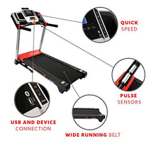 Load image into Gallery viewer, Sunny Health & Fitness Evo-Fit Incline Treadmill with Bluetooth and Dual Device Tablet Holders - SF-T7955