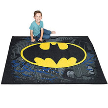 Load image into Gallery viewer, Franco Kids Room Non Slip Area Rug, 69 in x 52 in, Batman