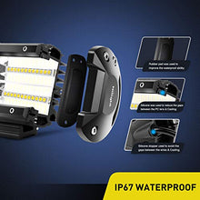 Load image into Gallery viewer, Nilight 18001F-B 2PCS 5Inch 72W Double Row Flood Bar 10800Lumens Driving Fog Led Off Road Lights for Trucks Jeep ATV UTV SUV Boat Marine,2 Years Warranty