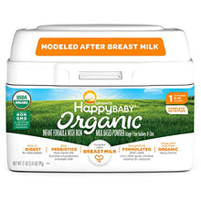 Load image into Gallery viewer, Happy Baby Organic Infant Formula Milk Based Powder with Iron Stage 1, 21 Ounce (Packaging May Vary)