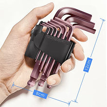 Load image into Gallery viewer, Necoichi Hex Key Allen Wrench Set,Small Hex Key Set,Short Arm Ball Head Allen Wrench Set Tool,Industrial Grade,Easy to Carry,9-Piece(1.5-10 mm)