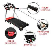 Load image into Gallery viewer, Sunny Health & Fitness Evo-Fit Incline Treadmill with Bluetooth and Dual Device Tablet Holders - SF-T7955