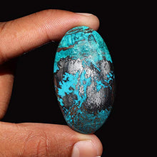 Load image into Gallery viewer, Natural Chrysocolla with Azurite Crystal, Healing Crystals and Gemstones Cabochon for Jewelry Making Wire Wrapping Loose Crystals Supply Reiki Chakra Energy Stone Jewelry Gemstones Cabochon