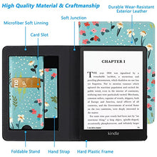 Load image into Gallery viewer, KANNIL Stand Case for 6.8" All-New Kindle Paperwhite(11th Generation, 2021),Kindle Paperwhite Signature Edition, PU Leather Smart Cover with Auto Sleep Wake, Card Slot and Hand Strap (Z-G-Floral)