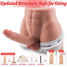 Load image into Gallery viewer, Torso Male Sex Doll with Flexible Dildo Realistic Sex Huge Cock, Men Sex Dolls for Women Tight Anal Hole 8.5 in Cock for Female Masturbation, Unisex Masturbator Sex Toy for Men Women Gay Couple 17LB