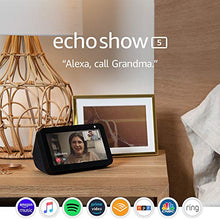 Load image into Gallery viewer, Echo Show 5 -- Smart display with Alexa – stay connected with video calling - Charcoal