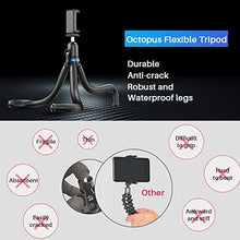 Load image into Gallery viewer, Apexel Phone Tripod, Flexible Tripod with Wireless Remote Shutter, Compatible with iPhone/Android Samsung, Mini Tripod Stand Holder for Camera GoPro/Mobile Cell Phone