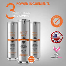 Load image into Gallery viewer, Energize Vitamin C Serum for Face & Eyes - Clinical Strength Collagen Booster with Triple Vitamin C - Dermatologist Developed Skin Care For Anti-aging, Fades Dark Spots and Repairs Sun Damage 1oz