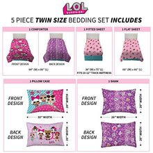Load image into Gallery viewer, Kitchen Designers Franco Kids Bedding Super Soft Comforter and Sheet Set with Sham, 5 Piece Twin Size, LOL Surprise
