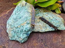 Load image into Gallery viewer, StarStuff.Rocks Mineral, Crystal, and Rock Collection: Authentic Minerals from Africa (Blue Kyanite in Fuschite)