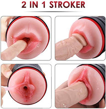 Load image into Gallery viewer, Air-Sücking Toys Quiet Relaxation Hands Free Pocket pussey Stroker Vibrating Licking Pennis Sec Toys Püssy Deluxe T-Shirt Belt