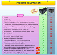 Load image into Gallery viewer, TrunkCratePro Premium Multi Compartments Collapsible Portable Trunk Organizer for auto, SUV, Truck, Minivan (black) (Regular, Gray)